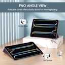 ProCase Smart Case for iPad Pro 11 Inch M5 2025/M4 2024 (Model: A3357/A3358/A3359/A2836/A2837/A3006), Slim Folio Stand Hard Back Shell Protective Tablet Cover for iPad Pro 11" 6th/5th Gen -Darkpurple