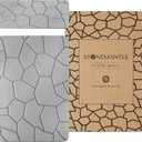 Japanese-Inspired Diatomaceous Stone Bath Mat  Quick-Drying, Non-Slip, 2 Sizes of Diatomite Mat Included