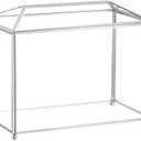 uxcell Glass Card Box Wedding Card Box with Lock for Wedding Reception, 10.5x5.9x8.5 Inches Envelope Card Holder for Reception, Graduation, Silver