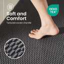 TYUU Bath Mat Set 2 Piece, Thin Bathroom Rugs Non Slip Washable Quick Dry, 20"x30" + 20"x30"