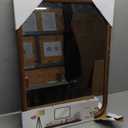 18x24 Mirror Rounded Rectangle Brown