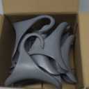 12 Pcs Purse Hanger Hook Acrylic Gray Bag Tie Handbag Belt Hanger Closet Organizer Storage Handbags Tote Holder for Storing Handbags Satchels