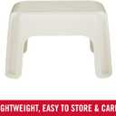 Rubbermaid Roughneck Step-Stool Bisque Lightweight Holds up to 300 pounds Ideal for Kitchen-Bath Skid-Resistant