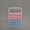 Mr. Pen- Mechanical Switch Calculator, 12 Digits, Large LCD Display, Colorful Calculator Big Buttons (Bubble Gum)
