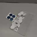 Self Adhesive Caster Wheels for Countertop - Furniture Sliders & Appliance Rollers for Kitchen, Coffee Machine, Blender, Oven - Easily Solves The Problem of Desktop Sliding (White, 16pcs)