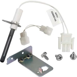 80 Volt Silicon Nitride Igniter， IGN00145 Furnace Ignitors For Furnace Igniters Compatible with Trane IGN145, 768A815 Hot Surface Ignitor Kit With Mounting Screws White