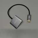 DisplayPort to Dual HDMI Adapter 1 in 2 Out | 4K60Hz, DP Source to HDMI Splitter Extended Display port splitter for Dual monitors, for Desktop,Laptop,NVIDIA, AMD Graphics Card - MACOS Not Support MST