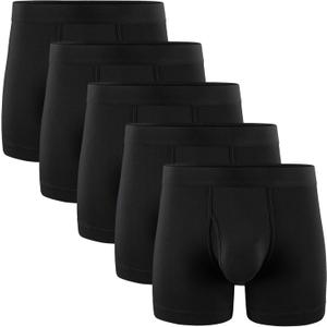 5Mayi Men's Underwear Boxer Briefs Cotton Regular Long Mens Boxer Briefs Underwear Men  5 Pack  XXL