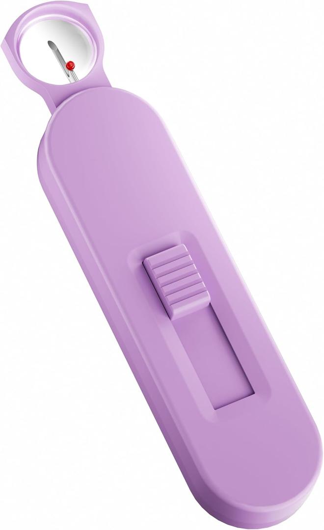 2 x Magnified Seam Ripper  Seam Ripper & Stitch Remover Tool, Thread Cutter with Magnifying Glass for Needlework Patterns, Sewing and Quilting(Purple) 2 x Magnified Seam Ripper  Seam Ripper & Stitch Remover Tool, Thread Cutter with Magnifying Glass for Needlework Patterns, Sewing and Quilting(Purple)
