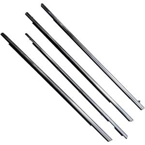 72450-TA6-A01 Window Weatherstrips Compatible with Honda Odyssey 2015-2020 | Weatherstrip Window Molding Trim Seal Replace 72410-TA6-A01 72950-TA6-A01 72910-TA6-A01, Chrome, Pack of 4