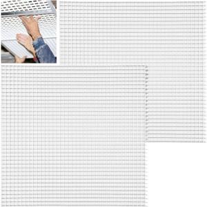 Tuanse 2 Pack Egg Crate Panel 2' x 2' with 1/2x3/8 Ceiling, 2' X 2', White