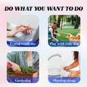 4 x 6 Colors Fake Nails Kit Short Square Shaped Press on Nails with Glitter Designs Glossy False Nails Sparkly Reusable Acrylic Nails Set Full Cover Stick on Nails for Women Nail Art Manicure 144 Pcs (Cats Eye)