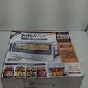 Ninja Flip Toaster Oven&Air Fryer, 8-in-1 Functionality, Flip Up&Away Capability for Storage Space, LargeCapacity, Air Fry Basket, SheetPan, Wire Rack&Removable Crumb Tray, Stainless,1800 watts, SP151