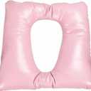 Bedside Commode Seat Cushion, Soft Seat Pad Cover Toilet Seat Cushion with Fixed Straps, Comfortable Commode Padded Seat, Waterproof Padded Cushion for Commode Chair