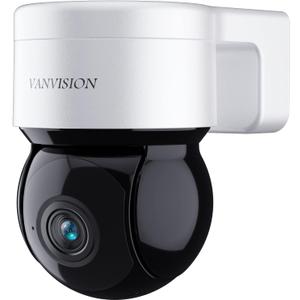 PTZ Security Camera, Wireless WiFi 2K HD, 355 Pan 90 Tilt, Night Vision, IP66 Waterproof/Home Indoor and Outdoor Security Surveillance, AI Auto Tracking, Spotlight & Siren, Motion Detection