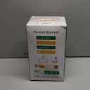 Electric Blanket Heated Throw, Soft Flannel 50"x60" Heating Blanket with 8 Hours Auto Off 10 Fast Heating Levels Machine Washable Sherpa Heated Blanket with Overheating Protection (Gray)