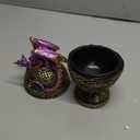 ICE Armor 6.5" H Purple Dragon Ornate Egg Trinket Box Statue Sculpture Ornament Decoration Home/Room Decor Ideas for Housewarming, Holidays and Birthdays Great Collectible Addition