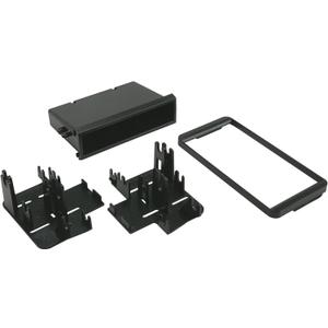 Scosche TA2158B Double DIN or Single DIN + Pocket Radio Install Dash Kit Compatible with Select 2000-2018 Scion and Toyota Vehicles - Aftermarket Car Stereo Installation - See Guide Image for Vehicles