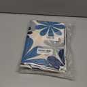 Blue White Pillow Covers 18x18 Set of 6, Daisy Flower Throw Pillow Cover Case Square Cushion Cover for Sofa Bedroom Living Room Farmhouse Home Decor