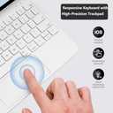 Magic Keyboard Case for iPad Pro 13-inch (M4, 2024), Keyboard Case for iPad Pro 13 with Multi-Touch Trackpad, Auto-Connect Design, Backlit Keys (White)