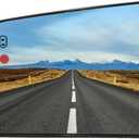 Driver Side Mirror Replacement for Ford Mustang 2015 2016 2017 - Left Side Mirror Glass, Rear View Mirrors Glass with Power Heated & Blind Spot(OEM:FR3Z-17K707-G)