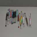 Beadable Writing Pens for Crafting 16-Color DIY Customizable Pen Set for School, Office & Creative Gifts | Smooth Writing, Stainless Steel Shaft, Interchangeable Ink Refills