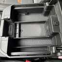 TACOBRO Center Console Organizer Compatible with 2020-2023 Silverado/Sierra 2500/3500HD/ 2019-2022 Chevy Silverado 1500 / GMC Sierra 1500 Accessories - Full-Coverage Insert Tray, ABS material Black