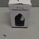 200ML Ceramic Essential Oil Diffuser - Ultrasonic Aromatherapy & Humidifier with 7-Color LED Lights, Auto Shut-Off, Black, 1H/3H/6H Timer | Scent for Home, Office, Yoga