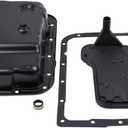 Automatic Transmission Oil Pan with Drain Plug Trans Filter and Gasket Set for 4L60-E 4L65-E 4L70-E