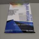 Printable Vinyl Sticker Paper - 30 Sheets 8.5x11 Sticker Paper for Inkjet Printer, Quick-Drying, Waterproof, Vivid Colors & Tear-Resistant, Easy to Cut, Cricut Compatible, DIY Sticker & Labels