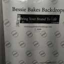 Bessie Bakes White Concrete Replicated Photography Backdrop 2 Feet Wide x 3 Feet Long 3 mm Thick