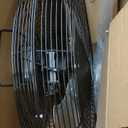 Amazon Basics 20" High Velocity Industrial Fan, Floor Fan, with 3 Speeds, Tilt Head, ETL-Listed Safety Compliance, Metal Housing/Blades, Ideal for Industrial/Commercial Space/Garage/Gym, 125W, Black