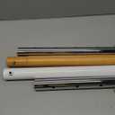Set of 4 Pipes, Silver Pipe 19.5", White 21", Yellow 23" Inch