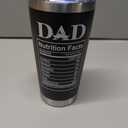 Winzsox Gifts for Dad Birthday, Christmas, Fathers Day - Dad Birthday Gift, Best Dad Ever Gifts, Gift Ideas for Dads from Daughter, Son - 20oz Insulated Mug Cup Tumbler, Stainless Steel