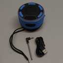 Bluetooth Speakers, DuoTen IPX7 Waterproof Wireless Portable Bluetooth Speakers w/LED Display, FM Radio, Suction Cup, Light Show, Loud Stereo Sound and Bass for Shower, Pool, Party, Travel, Outdoors