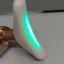 Red Light Therapy for Face and Neck, 7 Color Face Massager Tool for Wrinkles, Double Chin, Vibrating Facial Massager with Thermals for Skin Care, Rose Gold