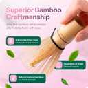 Matcha Whisk Set with Stars - 6 Piece Ceramic Matcha Set with a Bowl, Whisk, Stand, Spoon and Sifter - Designed in the UK - Gift Set