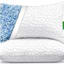   Luxury Shredded Memory Foam Pillow 2 Pack Queen