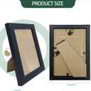 WHEATHUSK 4x6 Picture Frames Bulk Set of 30 Wood Photo Frames for 4x6 Photos Wall Mounting Simple Black Photo Frames Multi Picture Frames for Wall or Tabletop Display