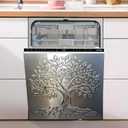 Dishwasher Magnet Sticker Cover Panel Decal Refrigerator Magnetic Sticker Decorative for Kitchen Decoration,Fridge Door Cover,Home Appliances Decor Stickers 23"x26"