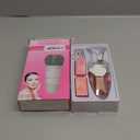 Pink Facial Threading Hair Removal Electric Women's, USB Rechargeable Electric Hair Removal Device, Faces Delicate Device Depilation for Fine Hairs on Face, Chin, Upper Lip, Arms