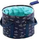 Collapsible Bucket for Soaking Feet, Portable Travel Foot Bath Tub, Foot Soaking Bath Basin Portable, Foot Spa Soaking Feet Home Pedicure Basin Outdoor Camping