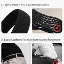 CHAOREN Stretch Belt Men 2 Pack - 1 3/8" Braided Golf Belts For Men - Casual Elastic For Pants and Jeans