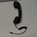 Retro Phone Handset Wired Receiver with 3.5 mm Jack and Type-C and Lightning Adapter, Vintage Telephone Style Handset with Microphone & Answer Button for Smartphones, Tablets & Computers