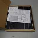 Zivif 10W Solar Panel for Security Camera, 10400mAh Built-in Battery, 5V Outdoor Solar Charger with USB-C & Micro-USB Port, IP66 Waterproof, 360° Adjustable Mount