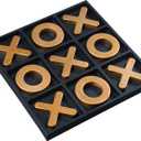 Classic Tic Tac Toe Game, Strategy and Fun Games for Kids, Tabletop Board Games, Party Favours for KidsGolden Tic-Tac-Toe Board Temperament Home Dcor,Gold