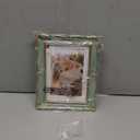 PHAREGE Vintage Picture Frame 5x7 Mint Green Gold, 5 by 7 Ornate Decorative Antique Frame with Mat for 4x6 Photo, Fancy Matted Frame for Desktop or Wall, Horizontal or Vertical