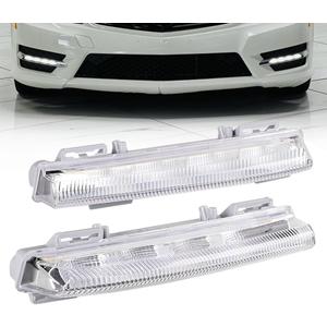 2PCS Front Bumper DRL Day Running Lights LED Fog Lamps Bar for Mercedes W204 W212 E350 C350 C250 2007-2014
