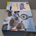 GoodCook Everyday Ceramic Nonstick Cookware Set Includes 8 & 10-Inch Fry Pans 1 & 2-Quart Covered Sauce Pans 4.7-Quart Covered Dutch Oven Turner and Basting Spoon, 10-Piece, Black