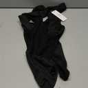 Criss Cross Halter Bodysuit Sexy Lingerie for Women Halter Top for Womens  (Large, Black)